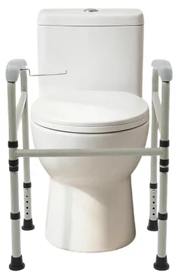 Image de Barres de sécurité pour toilettes, conçues pour les personnes âgées, avec une capacité de charge de 200 kg