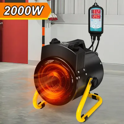 Produktbild von Jopassy Gewächshausheizung 2000W mit Temperaturregler für Pflanzenschuppen und Gartenhaus
