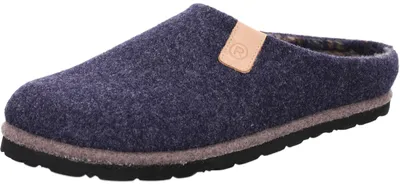 Produktbild von Rohde Herren Hausschuh Softfilz-Pantoffel mit Wechselfußbett H.Meran 6913, Größe:44 EU, Farbe:Blau