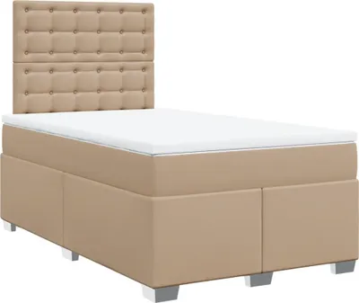 Obrázok produktu pre vidaXL posteľný matrac cappuccino hnedý 120x200cm koženka