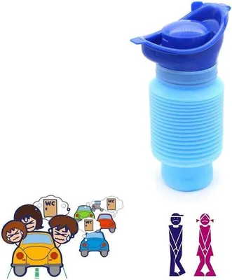 Produktbild von Famanu Campingtoilette mit hoher Kapazität - Blau
