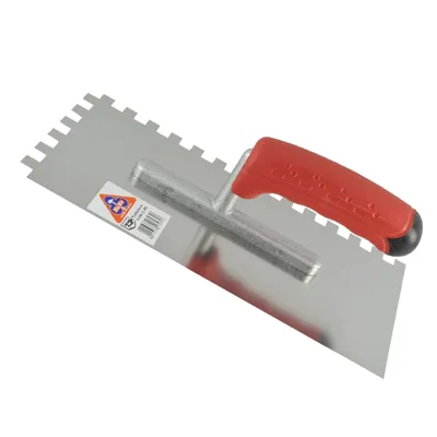 Obrázok produktu pre Glättekelle rostfrei 2 Kanten gezackt 6x6mm
