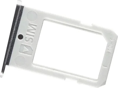 Produktbild von Galaxy S6 Edge (SM-G925F) Original Samsung Ersatz Simkartenhalter, Schwarz