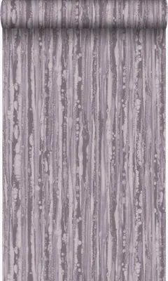 Produktbild von Origin Wallcoverings Tapete Streifen Lila Grau und Grau 53 cm x 10.05 m