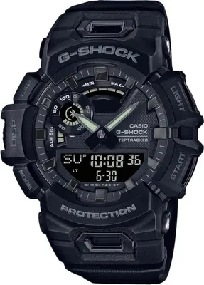 Obrázek produktu pro Multifunkční hodinky CASIO G-SHOCK, odolné proti nárazům, krokoměr, sledování aktivity, vodotěsné do 20 ATM, černé