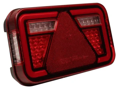 Aspock Zadné obdĺžnikové LED svetlo 241x141x51 Správny 34-8940-037