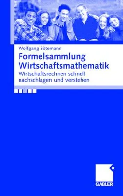 Produktbild von Formelsammlung Wirtschaftsmathematik
