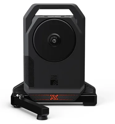 Produktbild von Fahrrad-Heimtrainer - XXPRO+ Smarter Direktantrieb-Rollentrainer - Zusammenklappbar - Stromerzeugend - Schwarz