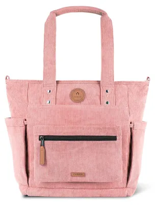 Immagine prodotto di CABAIA borsa a tracolla con scomparto per laptop Recycled Velvet Tote Bag Gold Coast rosa antico