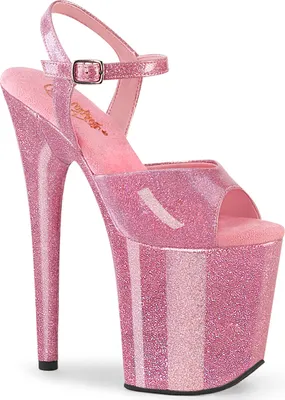 Obrázok produktu pre FLAMINGO-809GP Dámske sandále značky Pleaser, ružové , EU 42, US 12