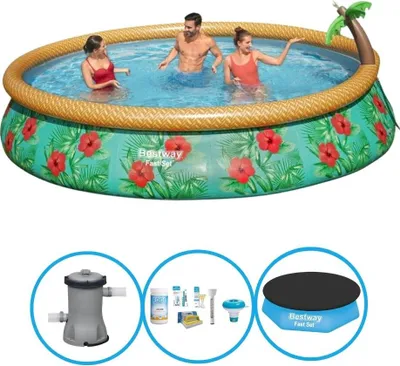 Produktbild von Bestway - Pool Fast Set - 457x84 cm - Poolpaket