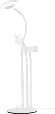 Produktbild von DELTACO 3-IN-1 Selfie-Ringlampe mit Smartphone- und Mikrofonhalterung, v
