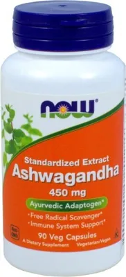 Produktbild von Now Foods Ashwagandha 450 mg 90 K