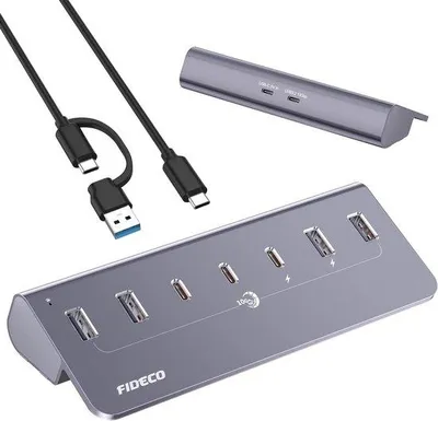 Obrázek produktu pro Univerzální USB nabíječka s několika USB porty pro notebooky a počítače