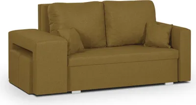 Produktbild von 2-Sitzer-Sofa mit Schlaffunktion MILO2 - Senf