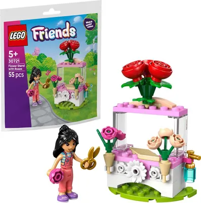 Image de LEGO Friends Kiosque à Fleurs avec Roses – 30721