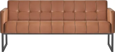 Produktbild von Arbeitszimmer-Set 4tlg 2x 3-Sitzer 2x Sessel Braun Einfarbig Wohnzimmer