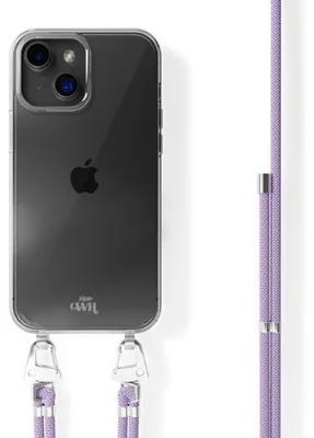 Produktbild von Purple Cord Transparant Cord Hülle  - Kompatibel mit iPhone 14 Plus