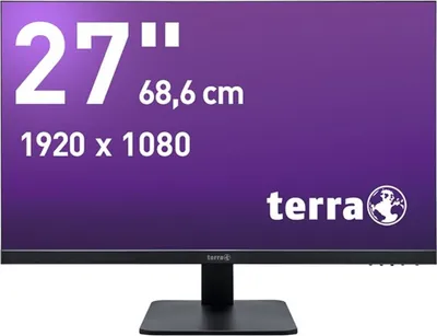 Produktbild von TERRA 2727W, 68,6 cm (27"), 1920 x 1080 Pixel, Full HD, LCD, 5 ms, Schwarz