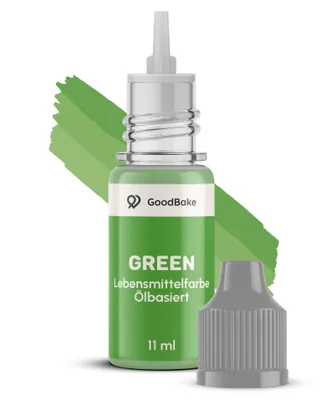 GoodBake Lebensmittelfarbe auf Ölbasis Grün 11 ml
