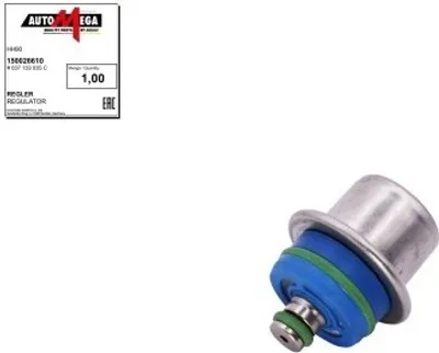 Produktbild von AUTOMEGA 150026610 Kraftstoffdruckregler für VW Golf IV Schrägheck (1J1) POLO (9N) Transporter V Bus (7HB, 7HJ, 7EB, 7EJ, 7EF, 7EG, 7HF, 7EC)