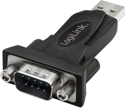 Produktbild von LogiLink USB 2.0 Adapter USB-A(m) zu DB9(RS232)(M)