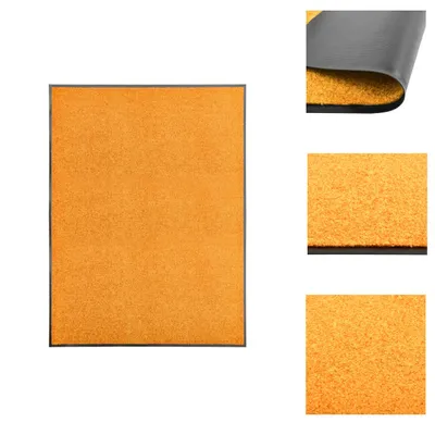 Immagine prodotto di vidaXL Zerbino lavabile arancione 90x120 cm - Zerbini