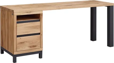 Produktbild von MASSIVMOEBEL24 Schreibtisch Wildeiche 180x55x76 natur geölt VILLANDERS #141