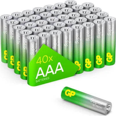 Produktbild von GP Battery GP Super - Batterie 40 x AAA - Alkalisch