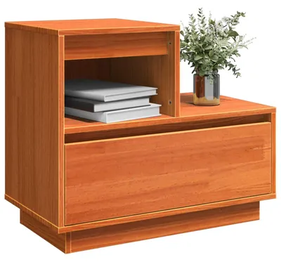 Produktbild von vidaXL Nachttisch Wachsbraun 60 x 34 x 51 cm Holzwerkstoff