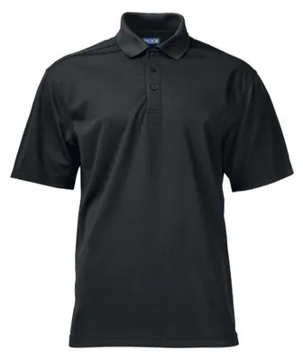 Image de Projob - Polo "2040 Functional" pour hommes/femmes, modèle unie ET1033 (Taille XS) (Noir)