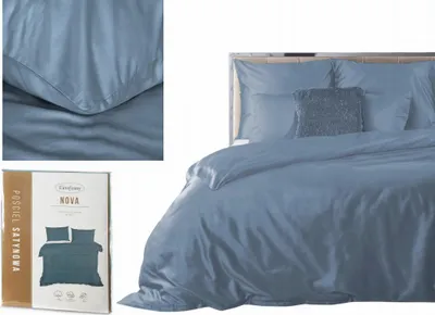 Obrázok produktu pre Komplet pościeli Nova niebieski 160x200 cm
