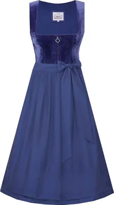 Produktbild von Dirndl Kirchham 65cm Länge königsblau 36