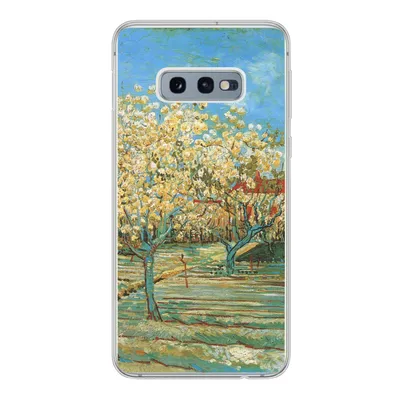 Produktbild von MuchoWow® Handyhülle Schutzhülle Hülle für Samsung Galaxy S10e Blühender Obstgarten - Vincent van Gogh Silikon Softcase Handy Hülle - Handy