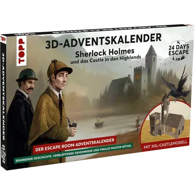 Obrázek produktu pro adventní kalendář 24 DAYS ESCAPE 3D - Sherlock Holmes a hrad na Vysočině