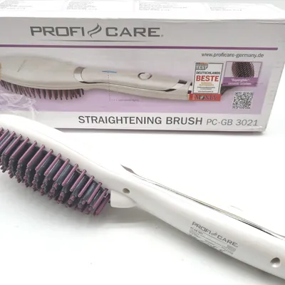 Obrázek produktu pro ProfiCare PC-GB 3021, Narovnávací kartáč, Teplé, Bílá, Poutko k zavěšení, CE, Vypínač