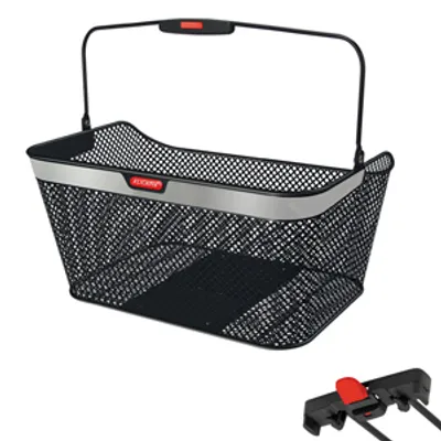 Produktbild von KLICKfix CITY KORB REFLECT RACKTIMESCHWARZ