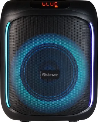 Produktbild von Denver BPS-165 Dynamischer Bluetooth Party-Lautsprecher mit LED-Licht und Kraftvollem Sound