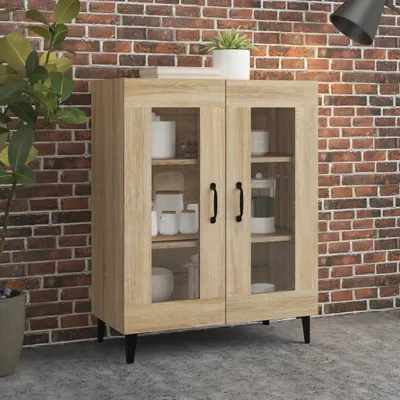 Zdjęcie produktu dla Maison Exclusive – kredens Sonoma-dąb 69,5x34x90 cm materiał drewnopochodny