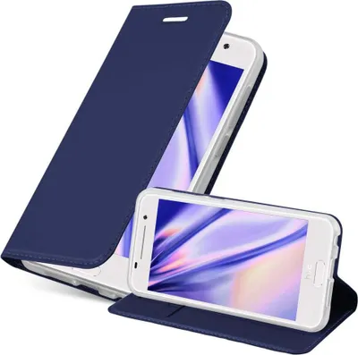 Image de Cadorabo Housse pour HTC ONE A9 Housse de protection en bleu Cover Etui Book Case Booklet