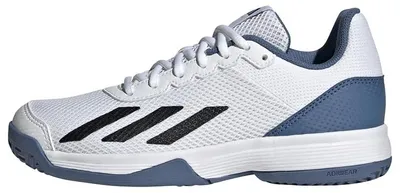 Productafbeelding van Adidas Courtflash kinder tennisschoenen, wit/blauw, maat 31,5