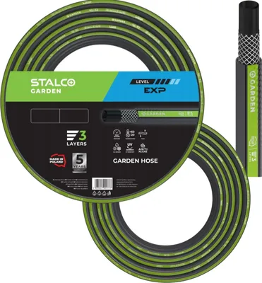 Produktbild von 3/4" Garten-Bewässerungsschlauch 20m STALCO Garten EXP UNVERSAL POWERFUL