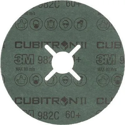 Produktbild von 3M Fiberscheibe Cubitron II 982C 125x22mm Körnung 60+ - 460677