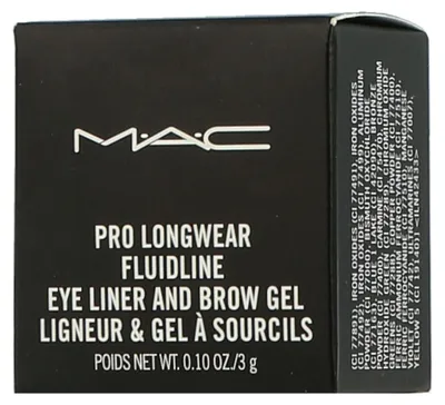 Produktbild von MAC Pro Longwear Fluidline Eye-Liner and Brow Gel Blacktrack (3 g)