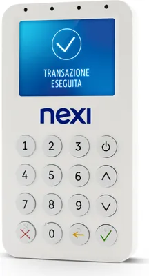 Produktbild von Nexi Tragbares Mobiles POS-Terminal Weiß für diverse und kontaktlose Zahlungen