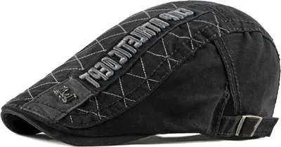 Zdjęcie produktu dla Męski beret JA-15489 - Czarny, elegancki styl KP15489