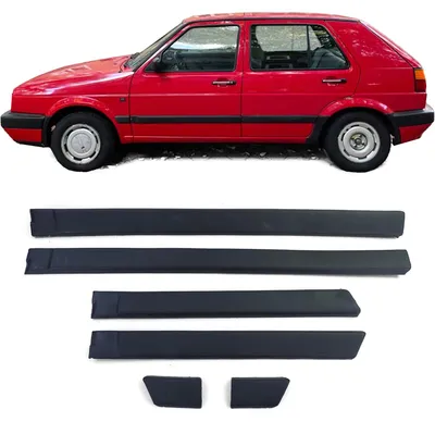 Produktbild von Türleisten Seitenleisten Zierleiste BREIT LINKS RECHTS für VW Golf 2 II 87-92