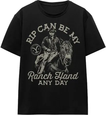 Produktbild von Yellowstone - "Rip Can Be My Ranch Hand" T-Shirt für Herren/Damen Uni TV16986 (XXL) (Schwarz)