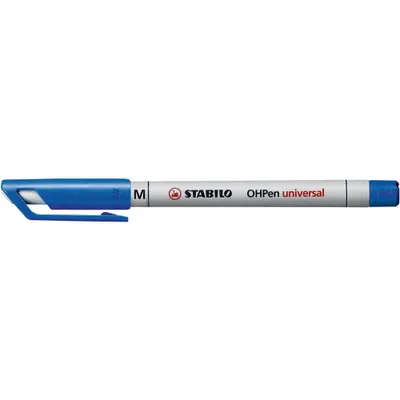 Image de STABILO 853/41 10 OHPen stylos à bille universels bleu 1.0 mm non-permanent