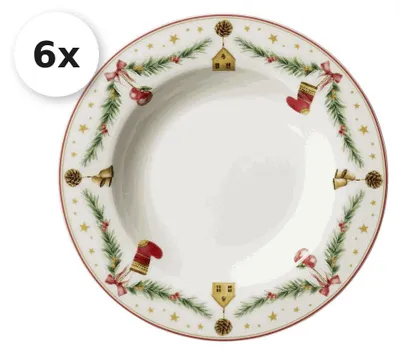 Produktbild von Suppenteller 21,5cm 6er Set Holly